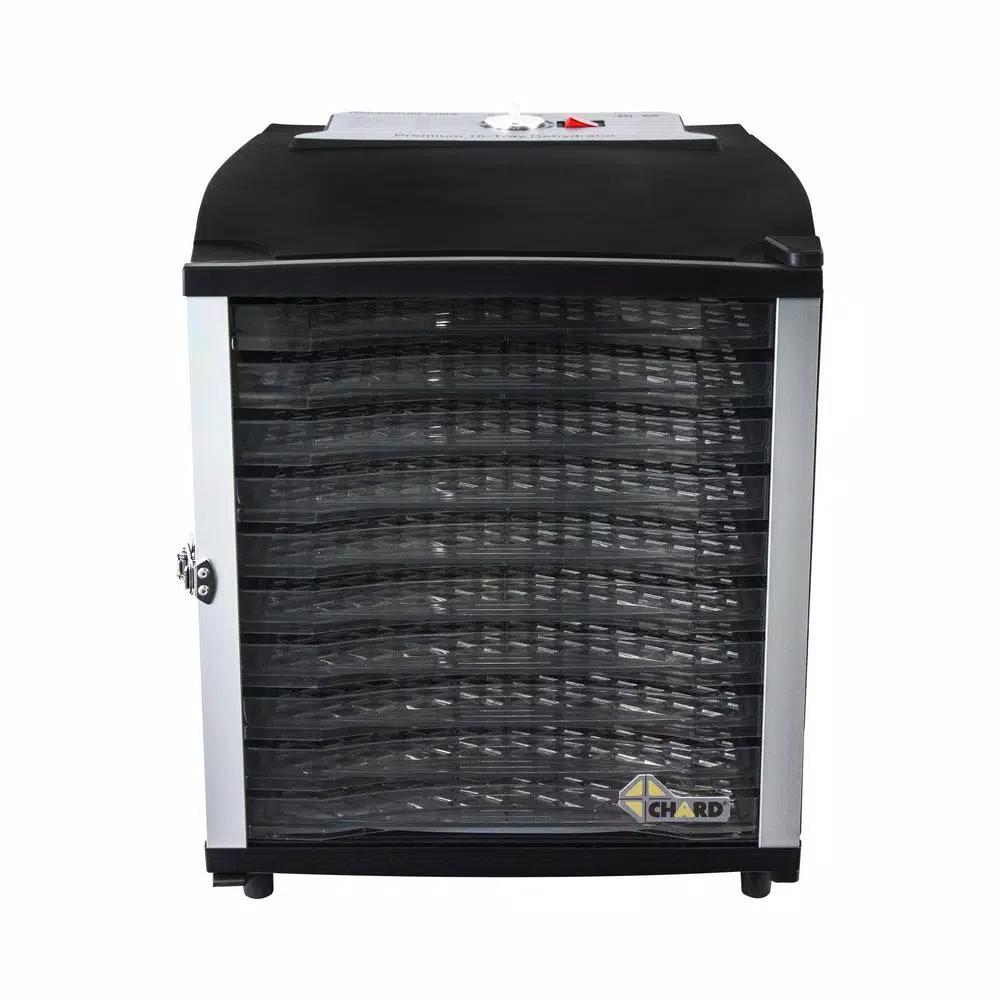 CHARD 10-Tray Food Dehydrator, 800W Electric Dehydrator with Clear Acrylic Door