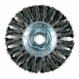Lincoln Electric 4 in. Knotted Wire Wheel Brush, Stainless Steel thumbnail 1