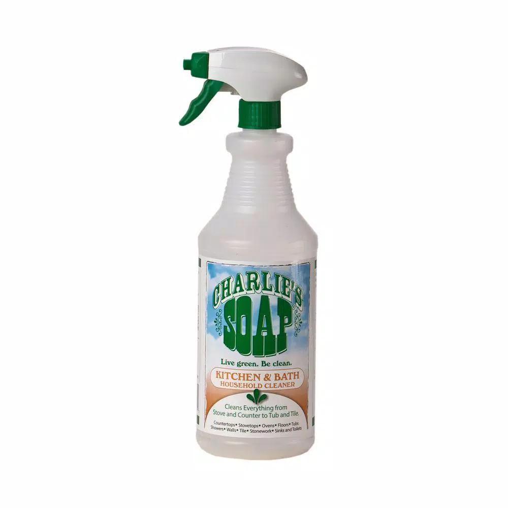 Charlie's Soap Kitchen and Bath Household Cleaner, 32 oz.