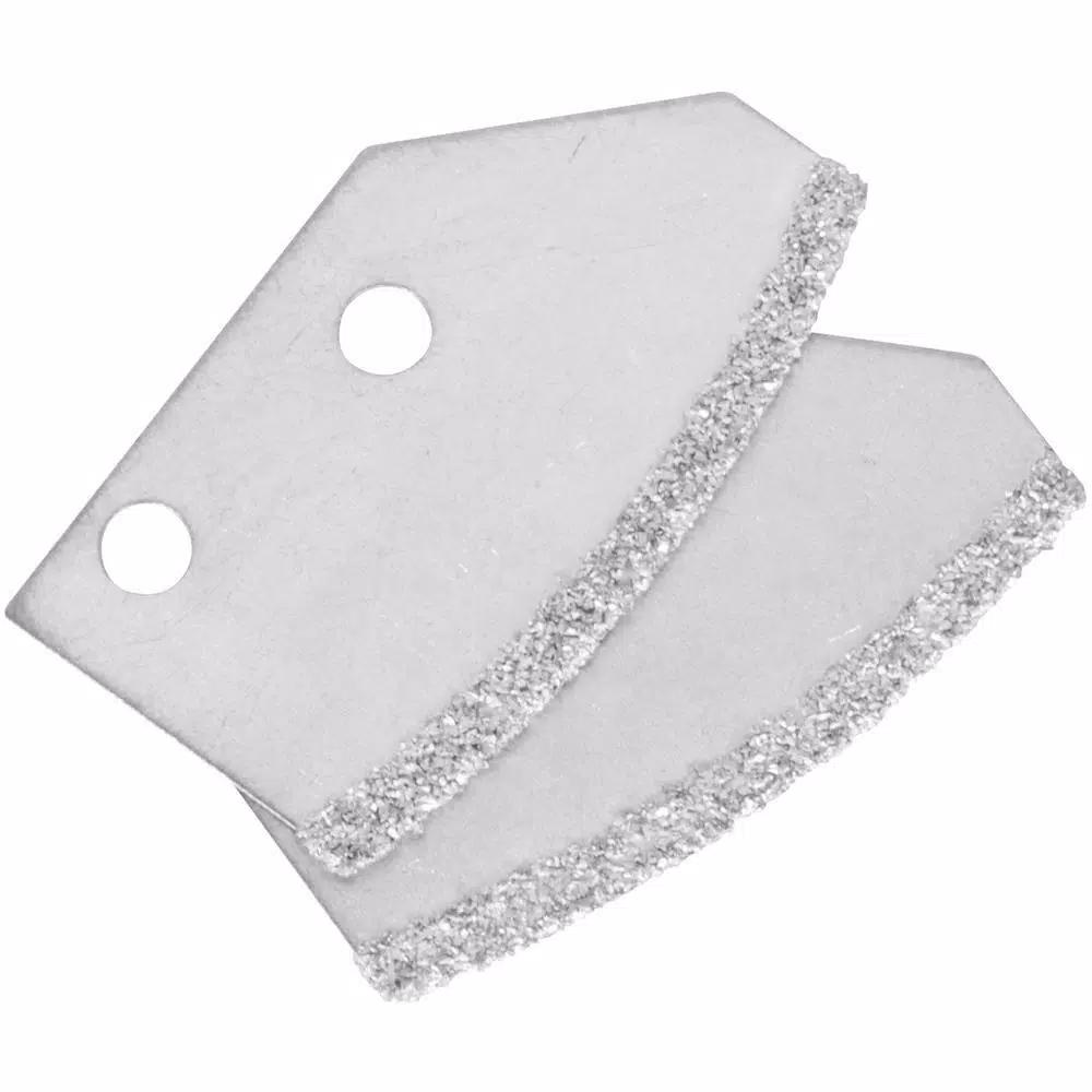 QEP Professional Handheld Grout Saw with 2 Carbide Blades and Blade Storage