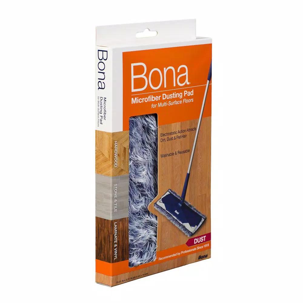 Bona Microfiber Dusting Pad for Hardwood, Stone, Tile, and Laminate Floors