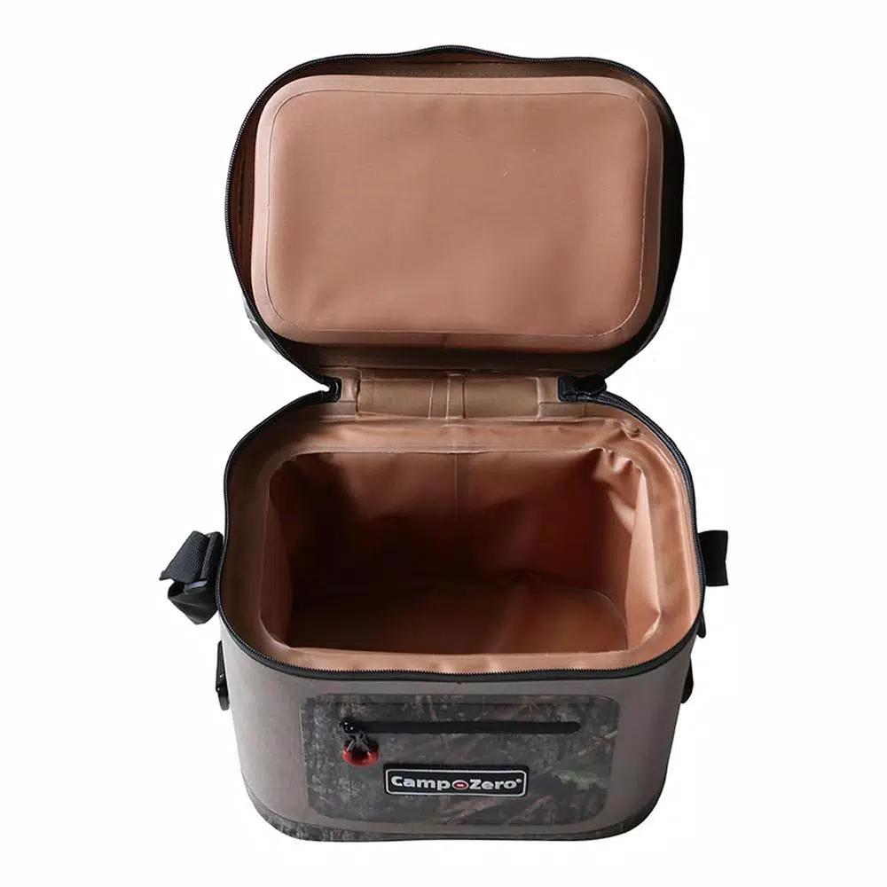 Camp-Zero 7.6 Qt. Soft Cooler, 12-Can Capacity, Beige and Camo