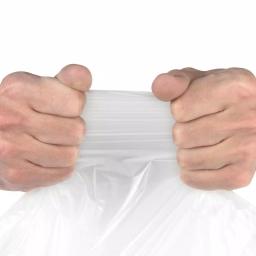 Aluf Plastics 55 Gallon Heavy-Duty Clear Recycling Bags, 1.5 Mil, 100-Count thumbnail 2
