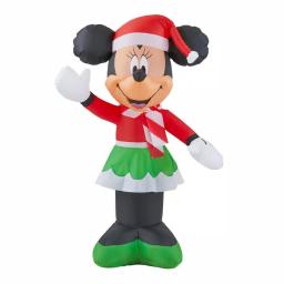 Disney Minnie Mouse 3.5 ft. Inflatable Holiday Decoration with LED Lights thumbnail 1