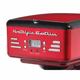 Nostalgia 12-Cup Red Programmable Drip Coffee Maker with Keep Warm Function and LED Display thumbnail 3