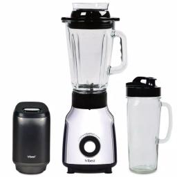 Tribest PBG-5001 Glass Personal Blender with Vacuum Technology, 4-Speed, Chrome thumbnail 1
