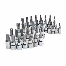 Husky 91-Piece 3/8 in. Drive SAE and Metric Socket and Bit Socket Set thumbnail 9