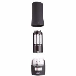 Ozeri Savore Soft Touch Electric Pepper Mill and Grinder, Adjustable Ceramic Mechanism, Black thumbnail 6