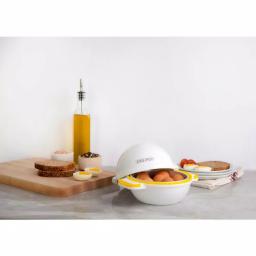 As Seen on TV Egg Pod 4-Egg Microwave Egg Cooker - Easy Peel Hard Boiled Egg Maker thumbnail 2