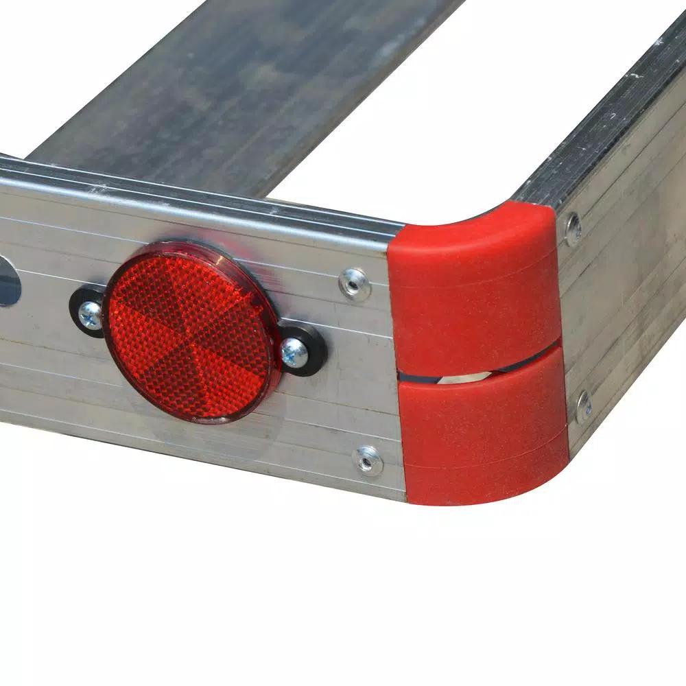 Max Load 48 in. x 21 in. Aluminum Compact Cargo Carrier for 2 in. Hitch Receiver, 500 lb. Capacity
