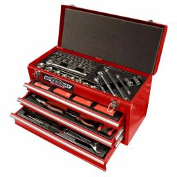 SPEEDWAY 24 in. 3-Drawer Steel Tool Chest with 118-Piece Bonus Tool Set thumbnail 2