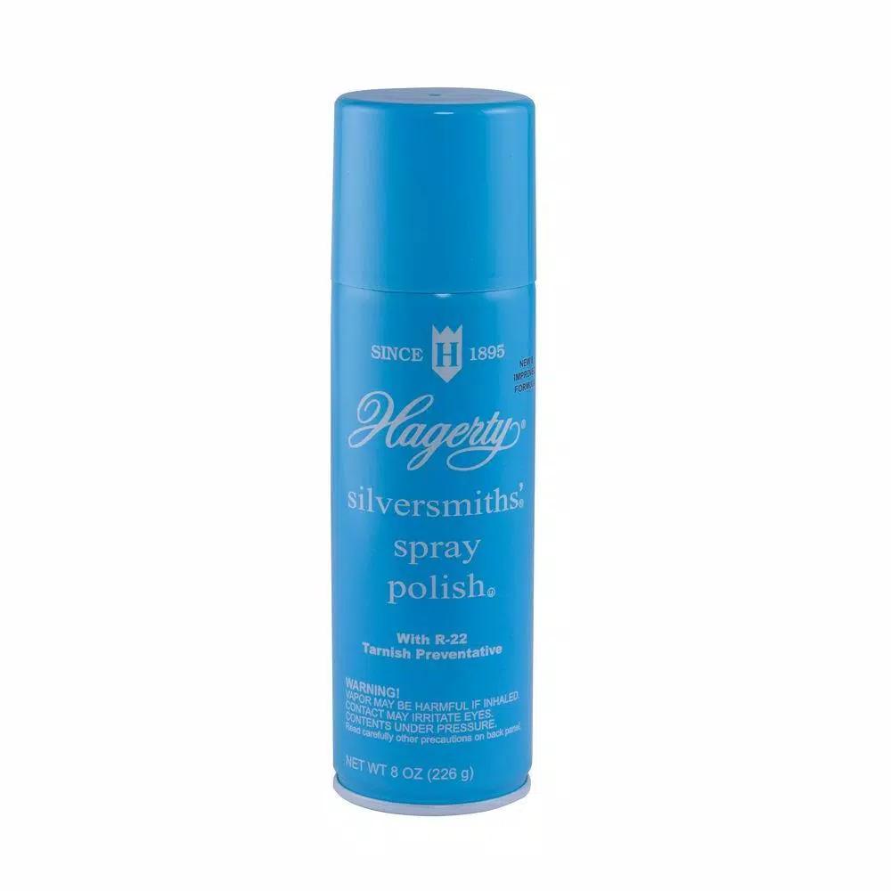 Hagerty Silversmiths Spray Polish, 8 oz. - Non-Abrasive Silver and Silver Plate Cleaner