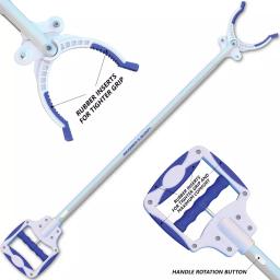 Grabber Buddy 36 in. Reacher Pick Up Tool with Ergonomic Handle and Rubber Tips thumbnail 3