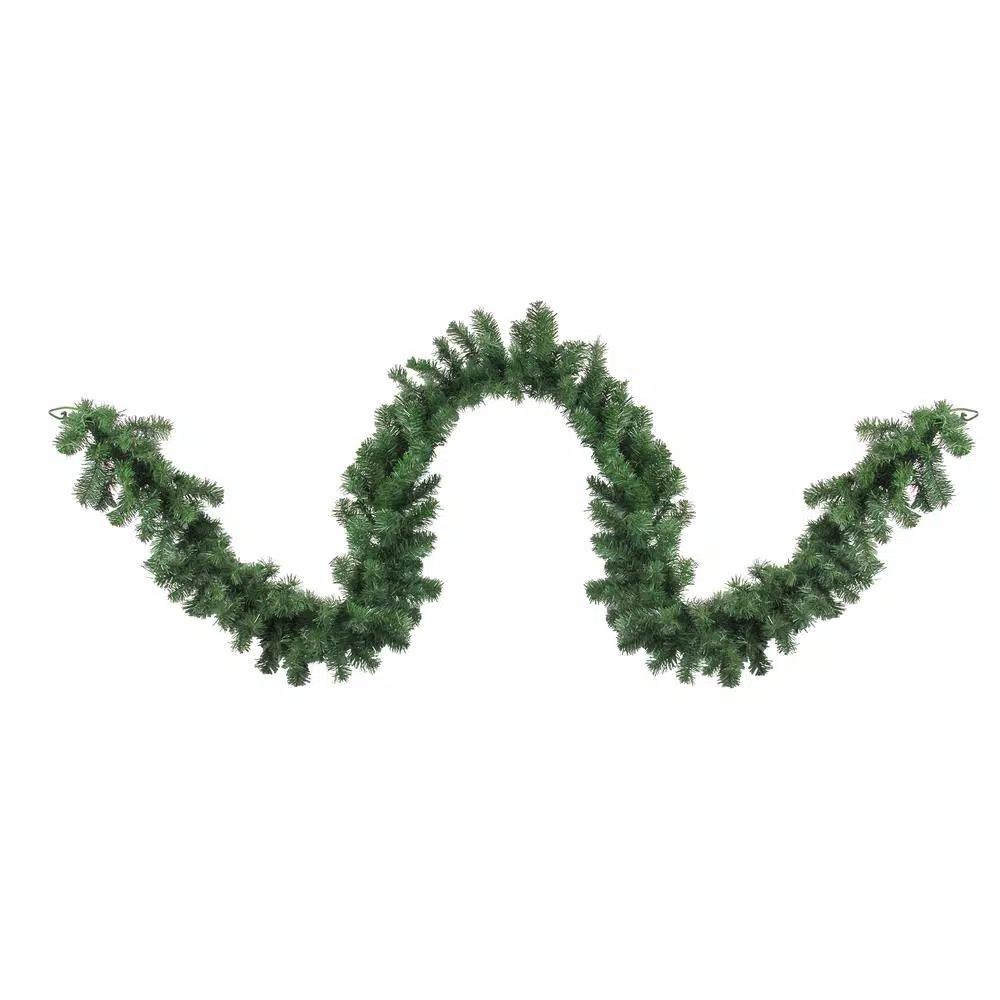 Northlight 9 ft. Windsor Pine Artificial Christmas Garland, Unlit Green Pine Decor