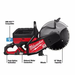 Milwaukee MX FUEL 14 in. Cordless Cut-Off Saw Kit with (2) Batteries and Charger thumbnail 9