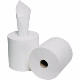 SKILCRAFT White 2-Ply Center Pull Paper Towels, 100% Recycled, 6 Rolls per Box thumbnail 2