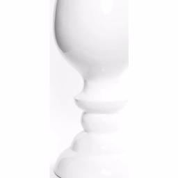 Uniquewise 30 in. White Modern Fiberglass Goblet Shape Floor Vase thumbnail 3