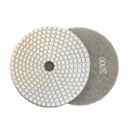 Toolocity JHX 5 in. Dry/Wet Diamond Polishing Pad Set with Semi-Rigid Back Holder for Concrete and Granite thumbnail 3