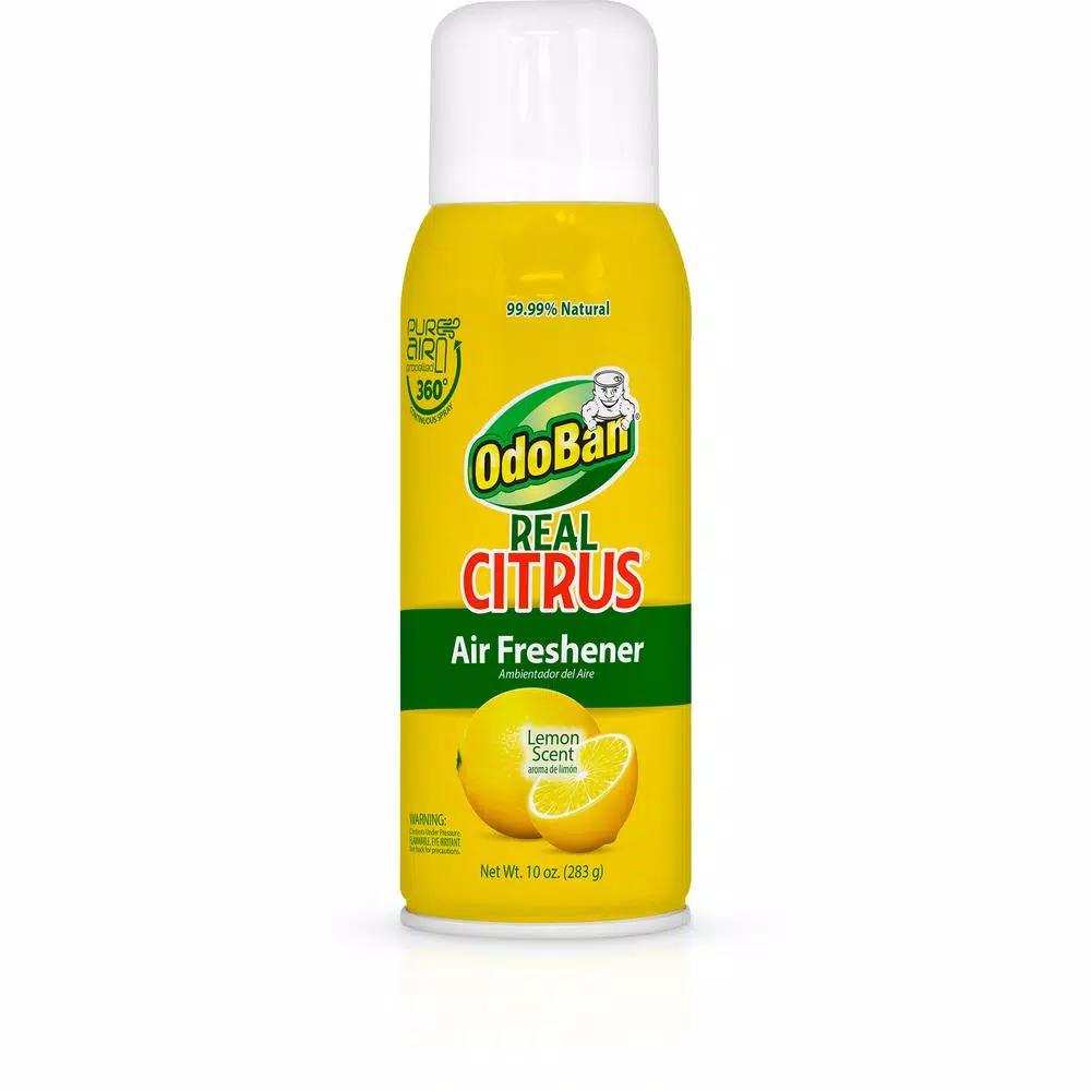 OdoBan Real Citrus Lemon Air Freshener Spray, 10 oz.