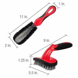 Barrett-Jackson Tire and Wheel Brush Kit with Ergonomic Handles thumbnail 7