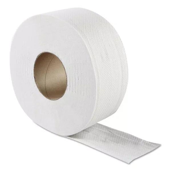 GEN JRT 2-Ply White Jumbo Bath Tissue, 500 ft. Rolls, 3.3 in. Diameter (12/Carton)