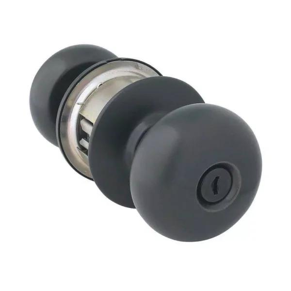 Global Door Controls Mercury Style GLA Series Oil Rubbed Bronze Keyed Entry Door Knob, Commercial Grade 2