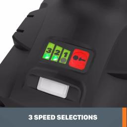 Worx 20V Brushless 3-Speed 1/4 in. Hex Impact Driver with Quick Change Chuck (Tool Only) thumbnail 4