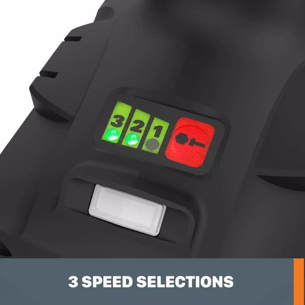 Worx 20V Brushless 3-Speed 1/4 in. Hex Impact Driver with Quick Change Chuck (Tool Only)