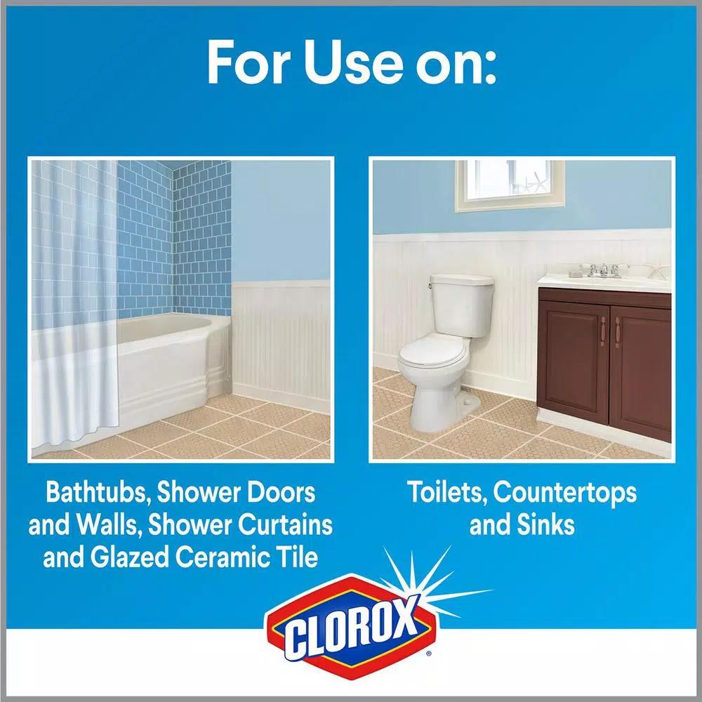 Clorox Plus Tilex Mold and Mildew Remover & Clorox Toilet Bowl Clinging Bleach Gel 2-Pack Bundle