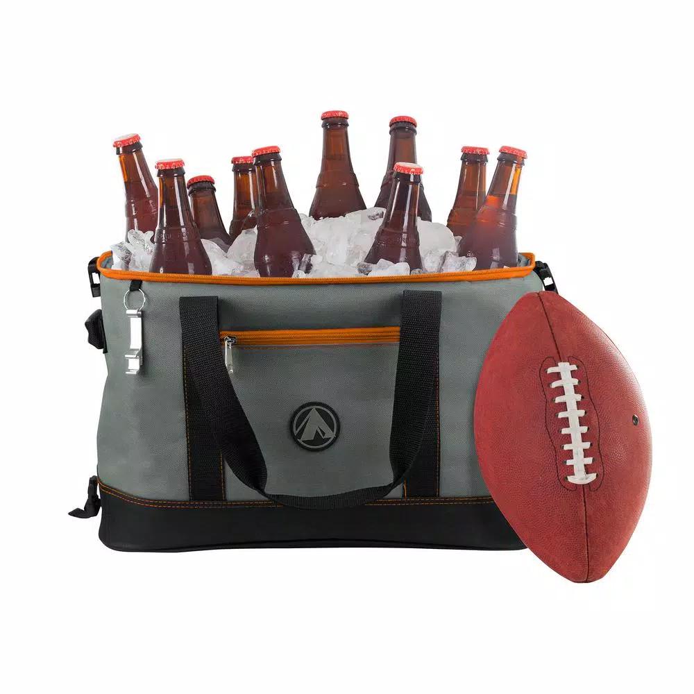 GigaTent Bushwick Collapsible Soft Cooler with Bottle Opener, 48 Can Capacity, Orange