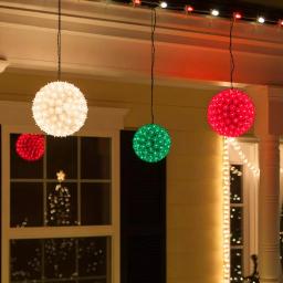 Wintergreen Lighting 6 in. 70-Light LED Warm White Twinkle Starlight Sphere thumbnail 3