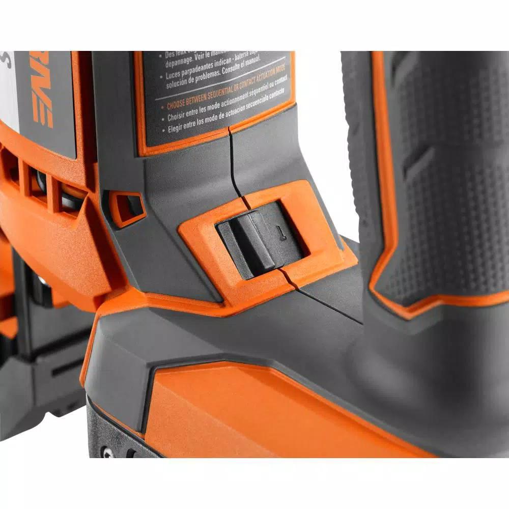 RIDGID 18V Cordless Brushless HYPERDRIVE 16-Gauge 2-1/2 in. Straight Finish Nailer Kit