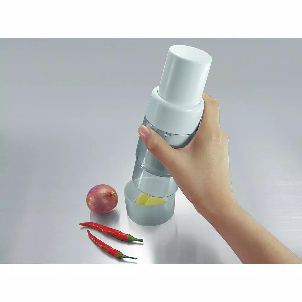 Simposh Mini Chopper - Compact Manual Food Processor with Stainless Steel Blades