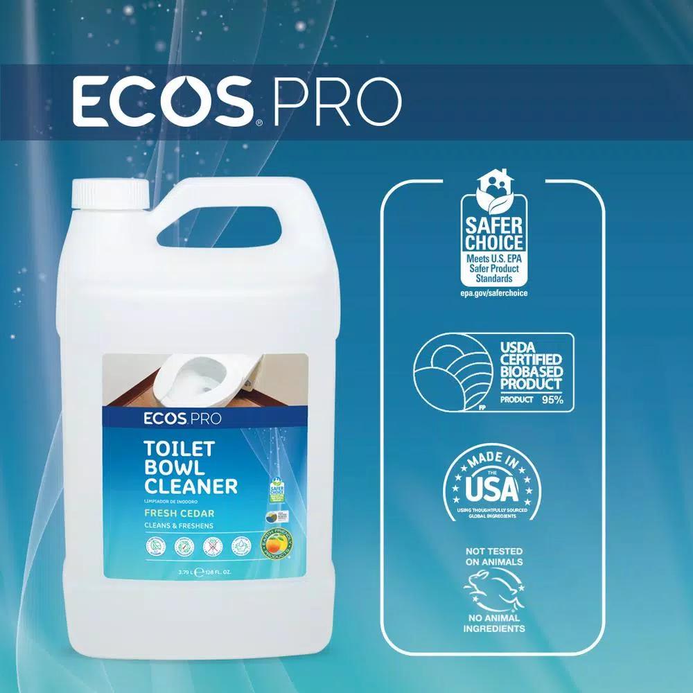 ECOS Pro Toilet Cleaner, 128 oz. - Plant-Based Hard Water Stain Remover