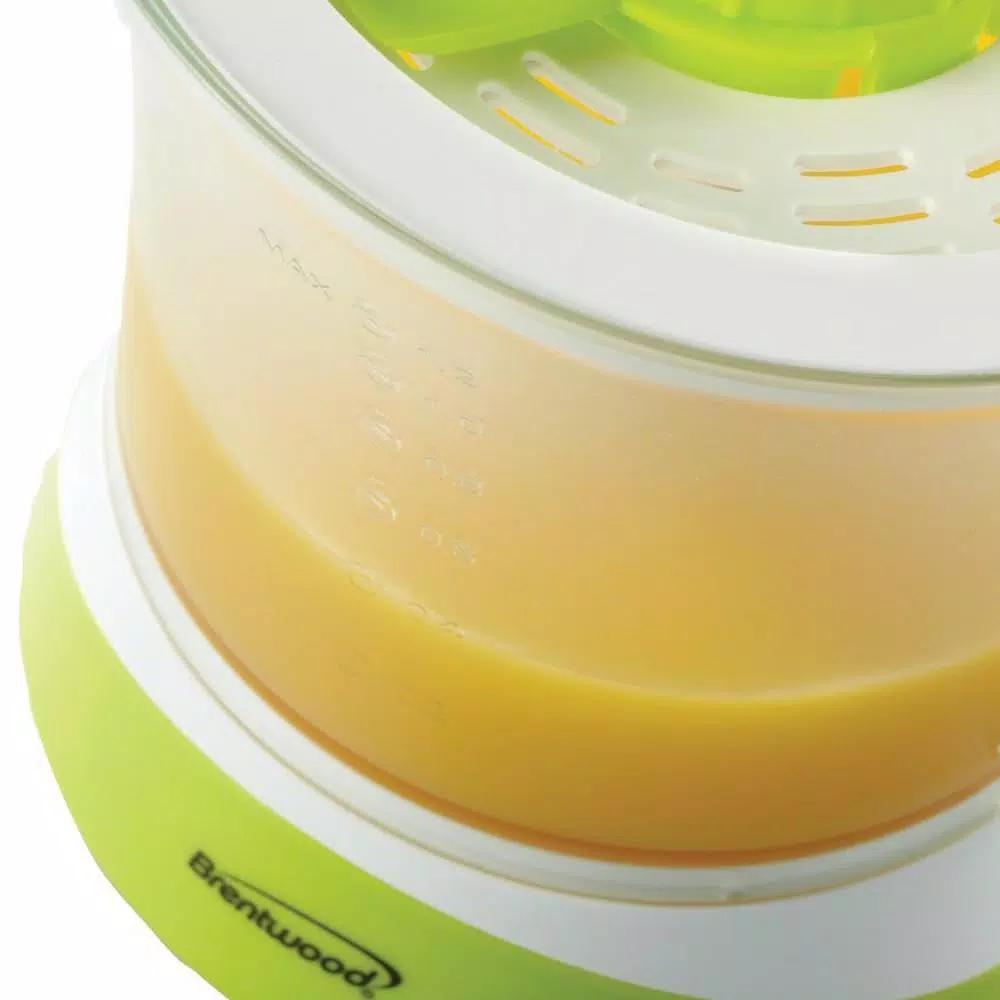 Brentwood 40 oz. Electric Citrus Juicer, Green Modern Style