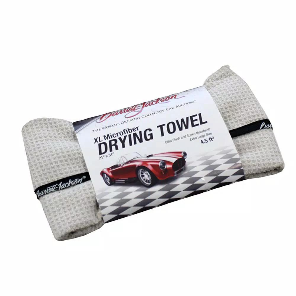 Barrett-Jackson Wash and Dry Car Care Kit with Microfiber Mitt and Towels