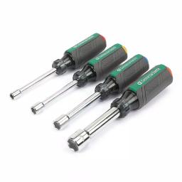 Commercial Electric 4-Piece Nut Driver Set, CR-V Steel, Color-Coded thumbnail 3