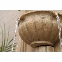 Kenroy Home Royal Resin Lionhead Wall Fountain - Sandstone Finish Mediterranean Outdoor Water Feature thumbnail 8