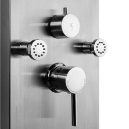 AKDY 65 in. Stainless Steel 8-Jet Shower Panel System with Rainfall Head, Handshower & Tub Spout thumbnail 9
