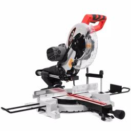 XtremepowerUS 10 in. 15 Amp 1800W Sliding Single Bevel Compound Miter Saw with Laser Guide thumbnail 1