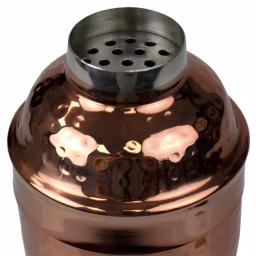 Unbranded Hammered Copper Stainless Steel Cocktail Shaker, 750 ml thumbnail 5