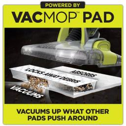 Shark VACMOP Disposable Hard Floor Vacuum and Mop Pad Refills, Microfiber, 10-Count thumbnail 4