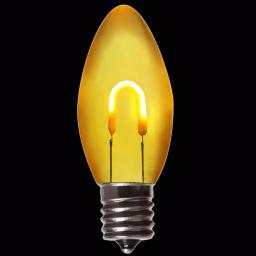 Wintergreen Lighting FlexFilament C9 LED Shatterproof Gold Vintage Edison Bulbs (5-Pack) thumbnail 1
