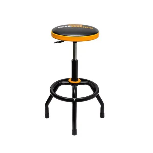GearWrench Adjustable Height Swivel Shop Stool, 26 in. to 31 in.