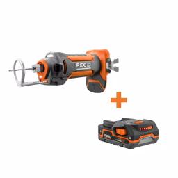 RIDGID 18V Cordless Drywall Cut-Out Tool with 1.5 Ah Lithium-Ion Battery thumbnail 1