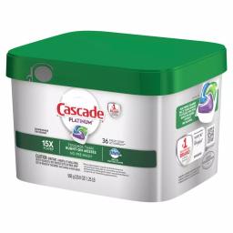 Cascade Platinum ActionPacs Dishwasher Detergent with Dawn, Fresh Scent (2 x 36-Count) thumbnail 3