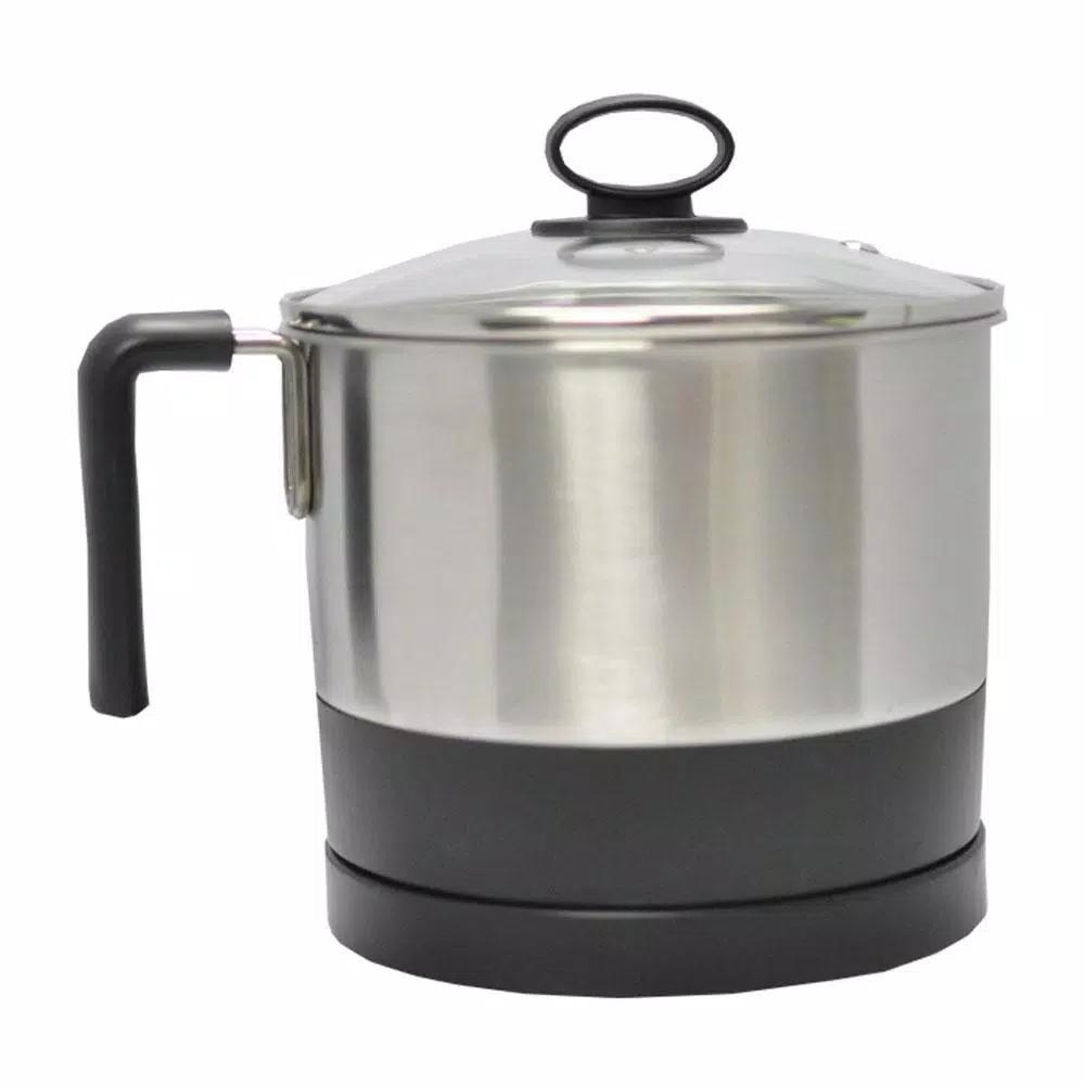 Tayama 1 Qt. Stainless Steel Slow Cooker with Temperature Control and Glass Lid