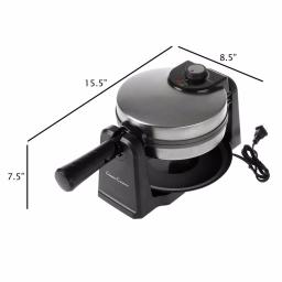 Classic Cuisine Classic Flip Belgian Waffle Maker, 1080W, Stainless Look thumbnail 2