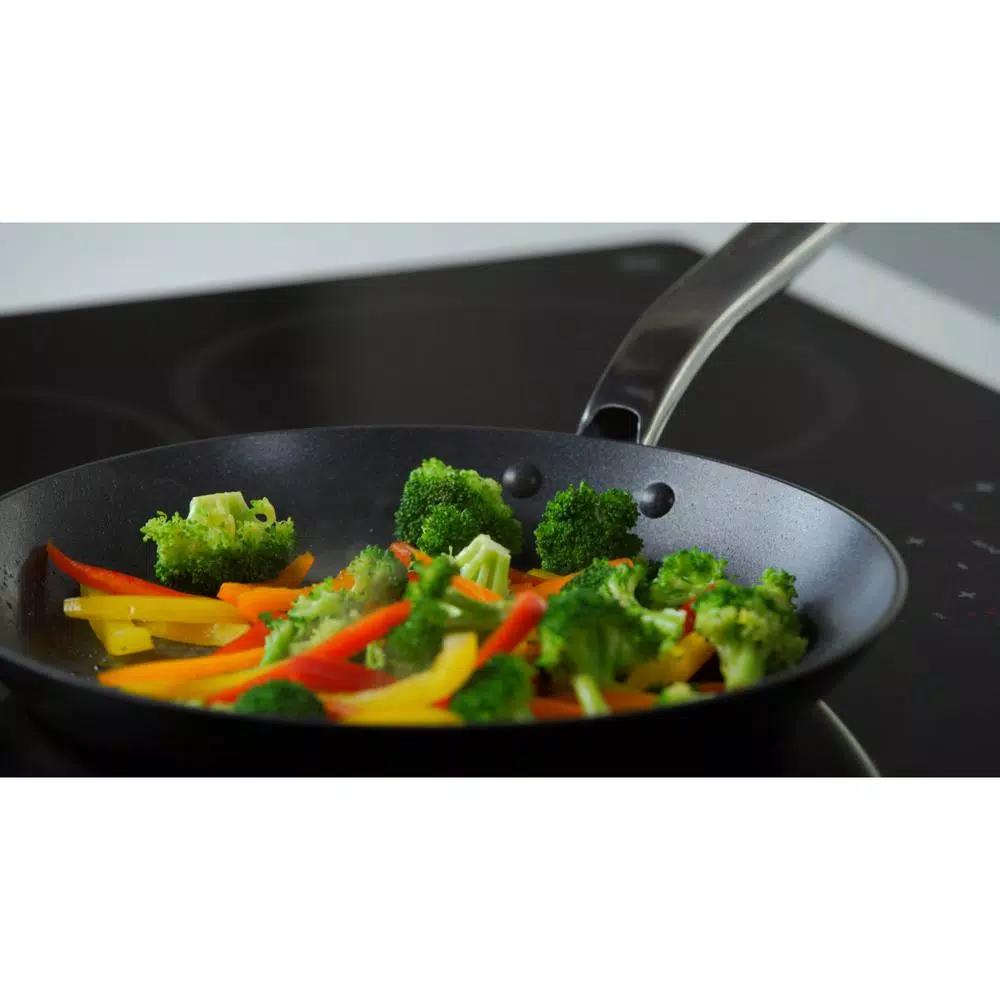 T-fal Prograde 10-Piece Aluminum Nonstick Cookware Set with Hard Titanium Reinforcement, Gray