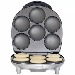 Brentwood Appliances AR-136 6-Piece Nonstick Arepa Maker, Silver Countertop Specialty Grill thumbnail 6